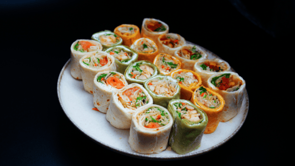 zestaw przekąsek tortilla